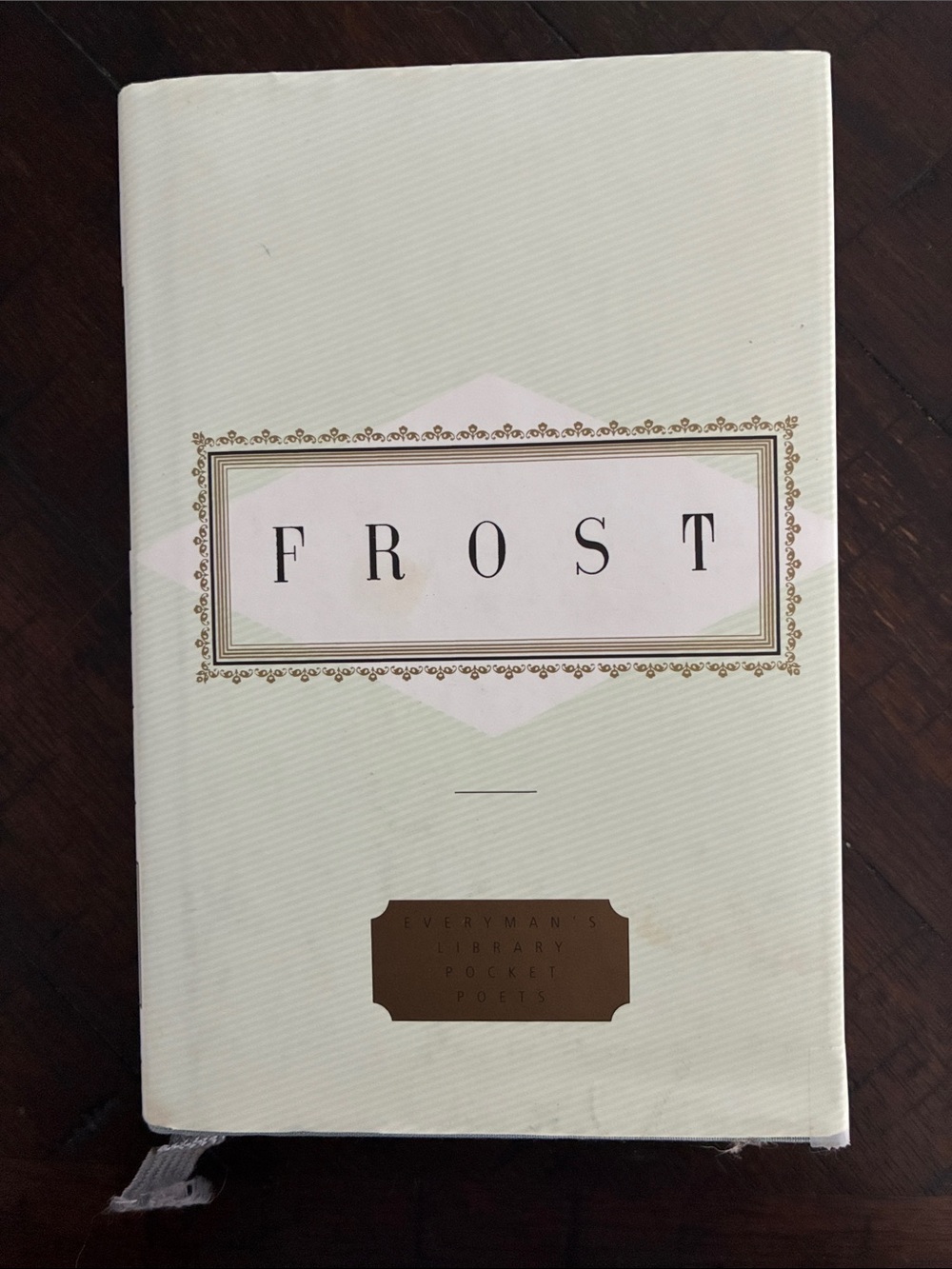 Frost Book of Poetry— Cream Hardcover